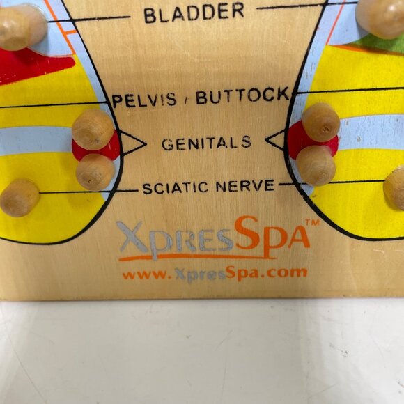 Foot Reflexology Wooden Acupressure Massage Board For Wellness Therapy By XpresS - Picture 3 of 9